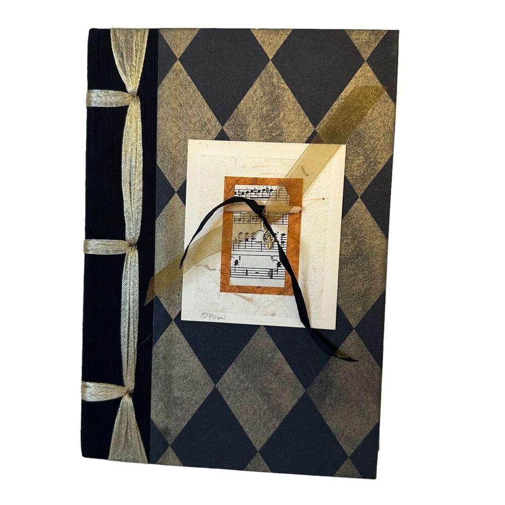 Toccata Refillable Journal Notebook Constance Kay Studio Collection Music Theme